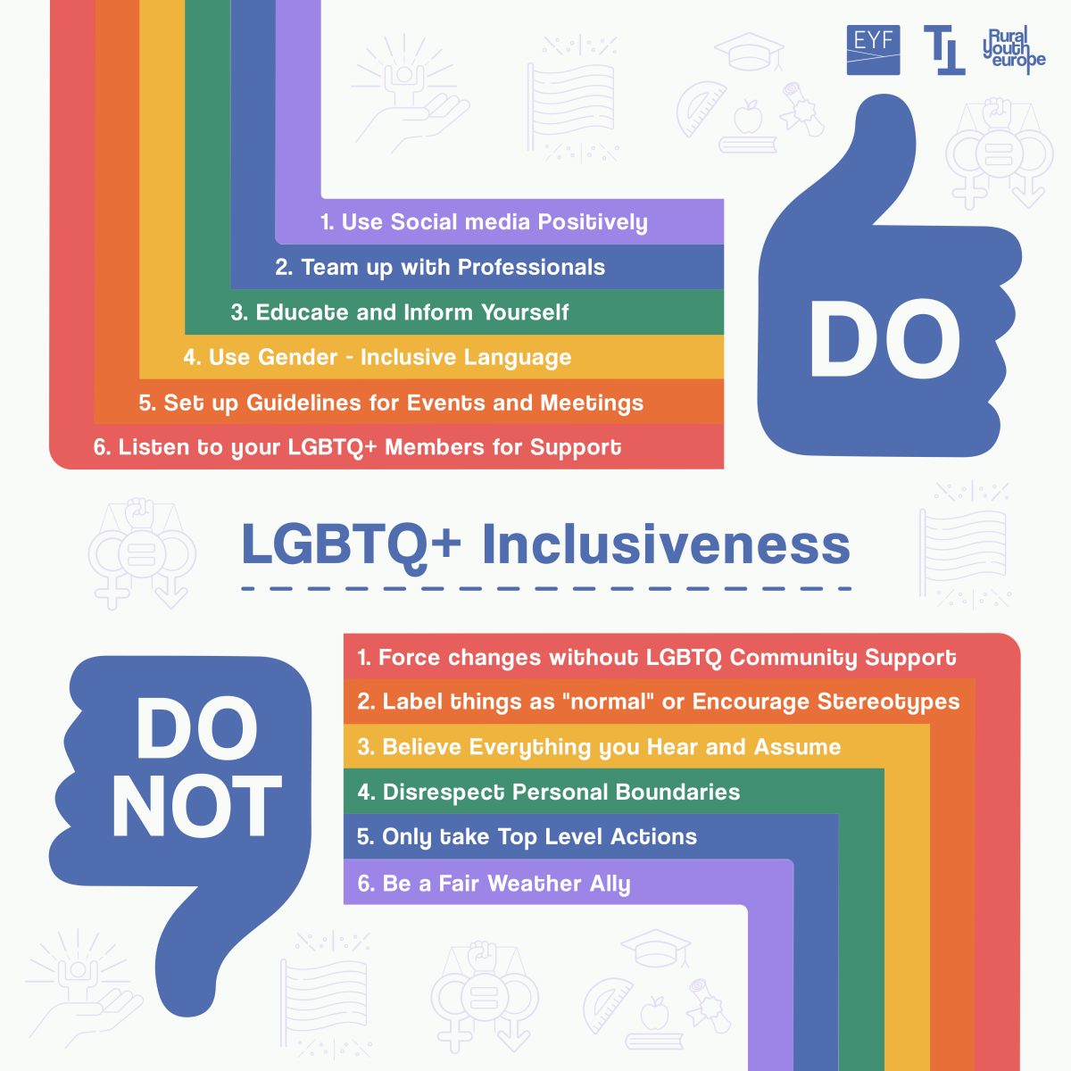 Lgbtq Inclusiveness Dos And Donts Rural Youth Europe